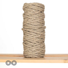 Load image into Gallery viewer, LR8A 8mm Flax Linen Rope (1kg Roll)