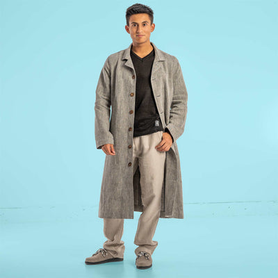 long hemp coat