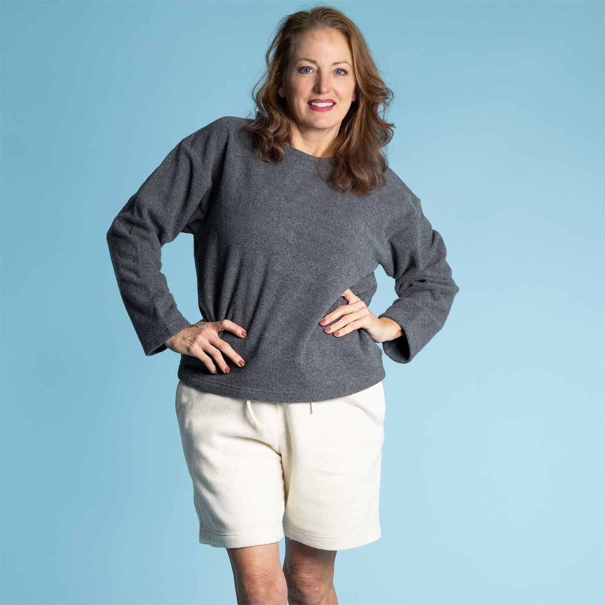 Superfine Organic Cotton Easy Sweatshirt - Black
