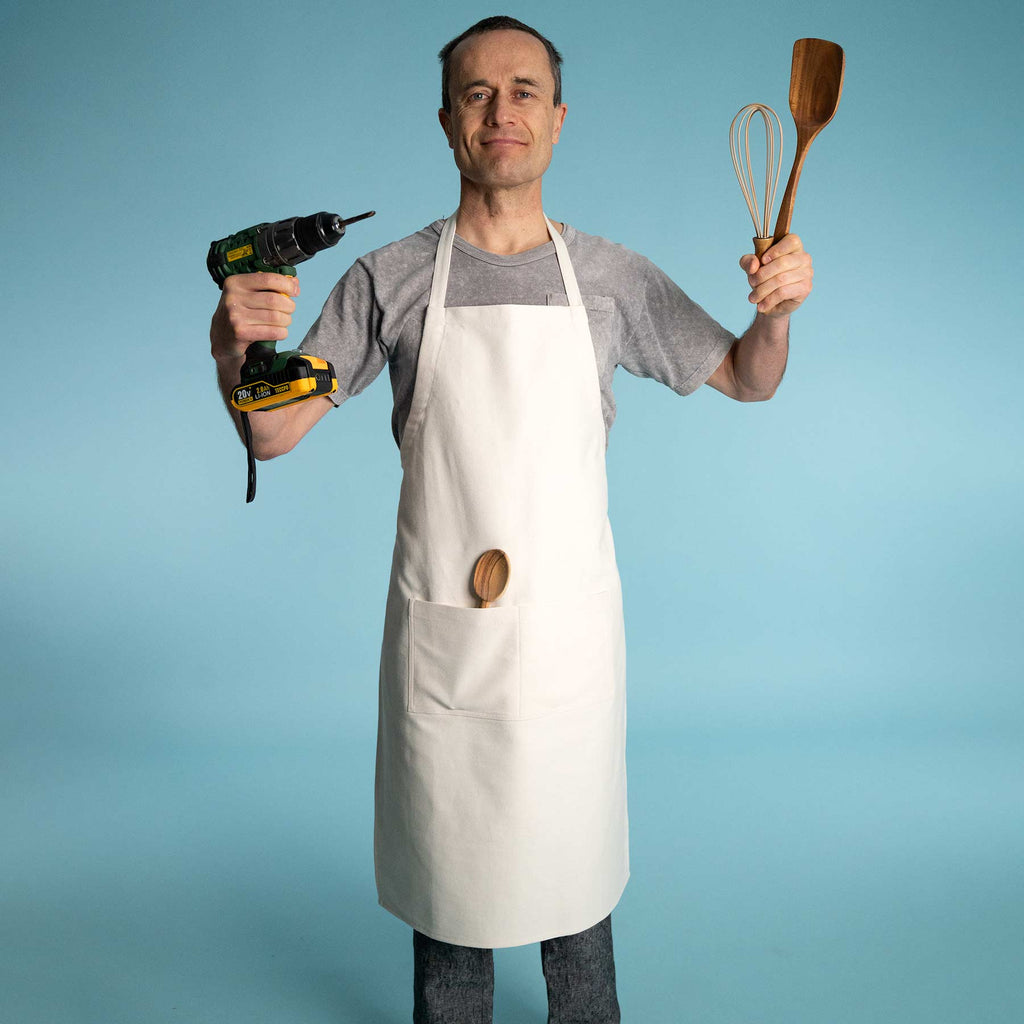 organic cotton work apron