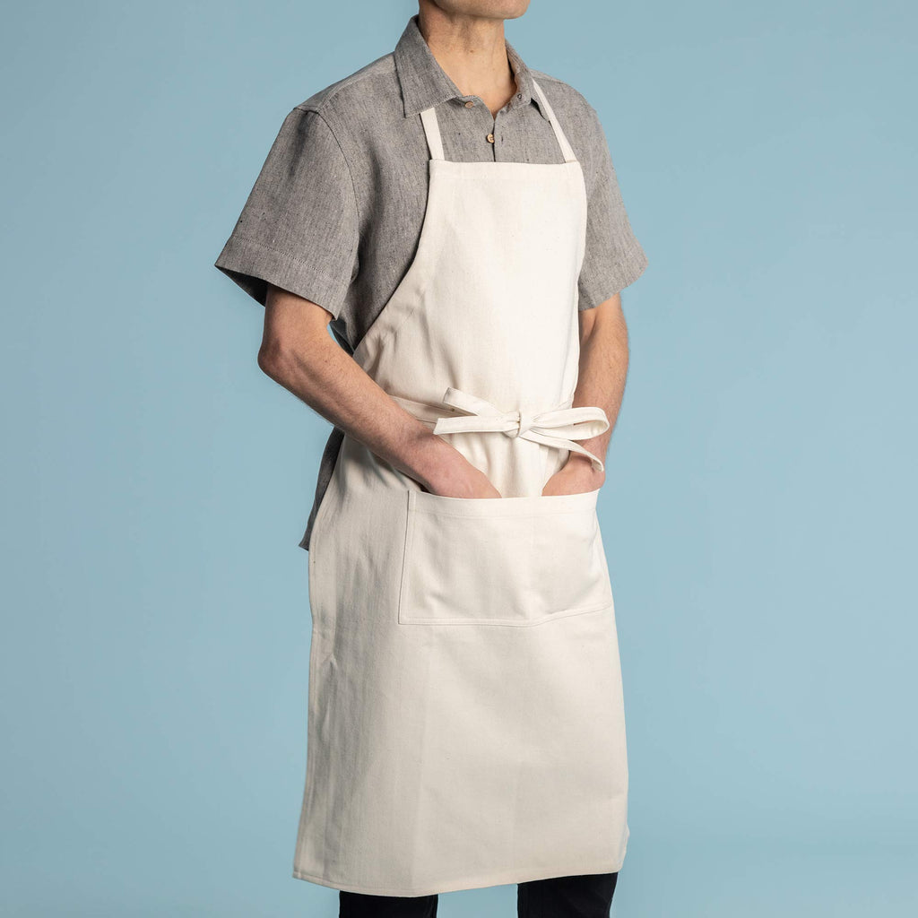 plastic-free polyester-free apron