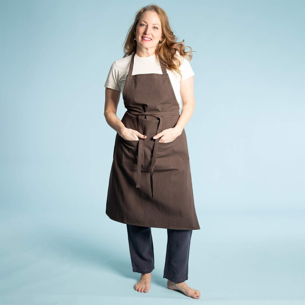 100% organic cotton kitchen apron