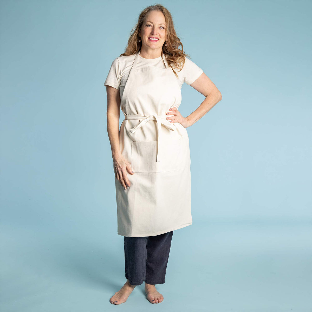 【TAKIMAKI】ORIGINAL ORGANIC APRON TAKIMAKI ORIGINAL ORGANIC APRON / ORANGE