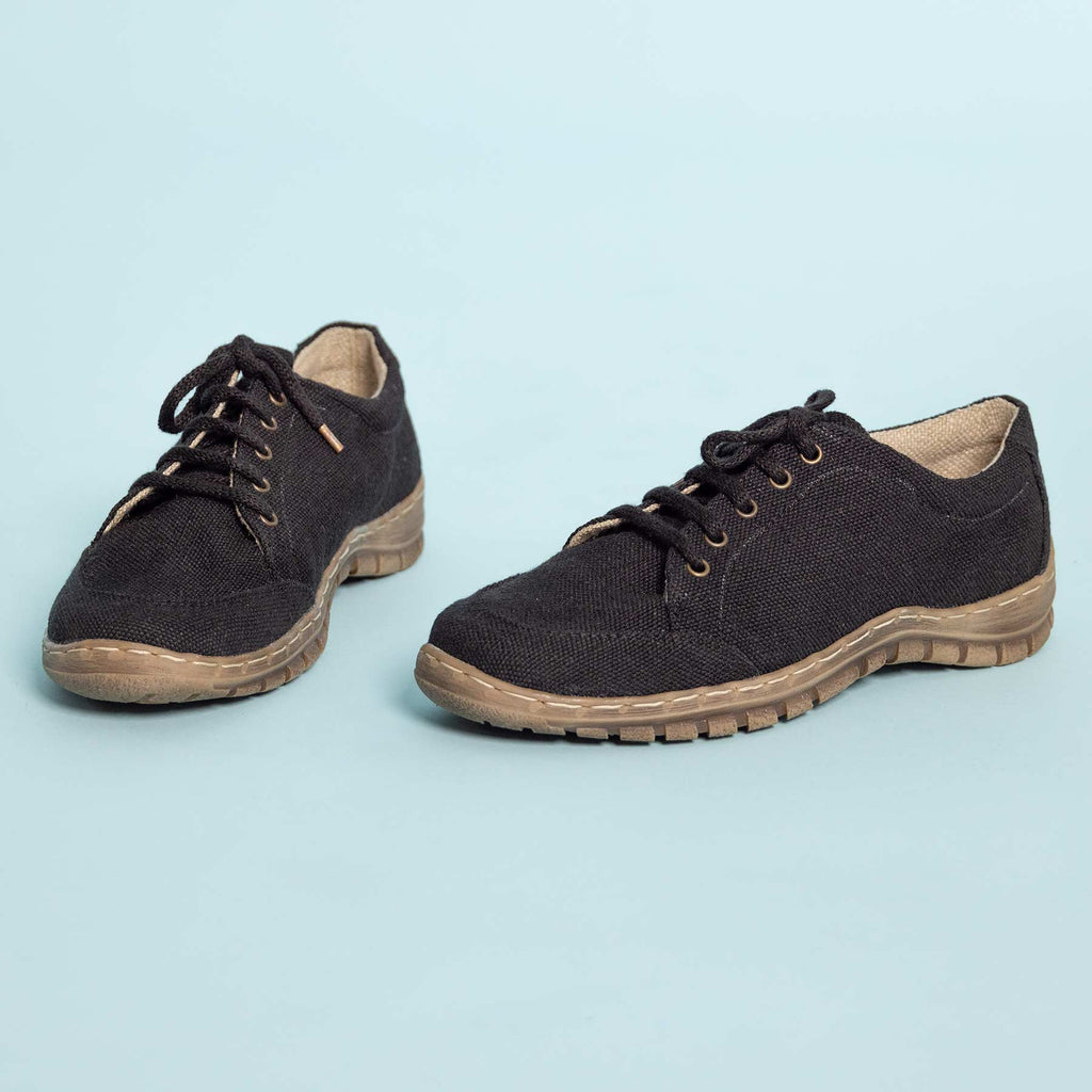 hemp hiking sneakers