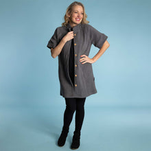 Load image into Gallery viewer, 100% organic cotton fleece dress jacket