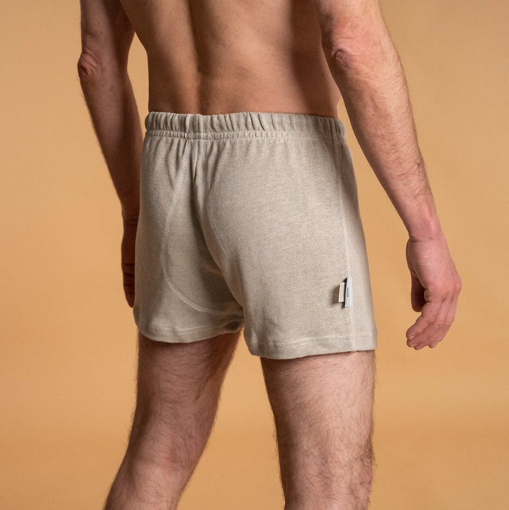 100% organic linen boxer briefs