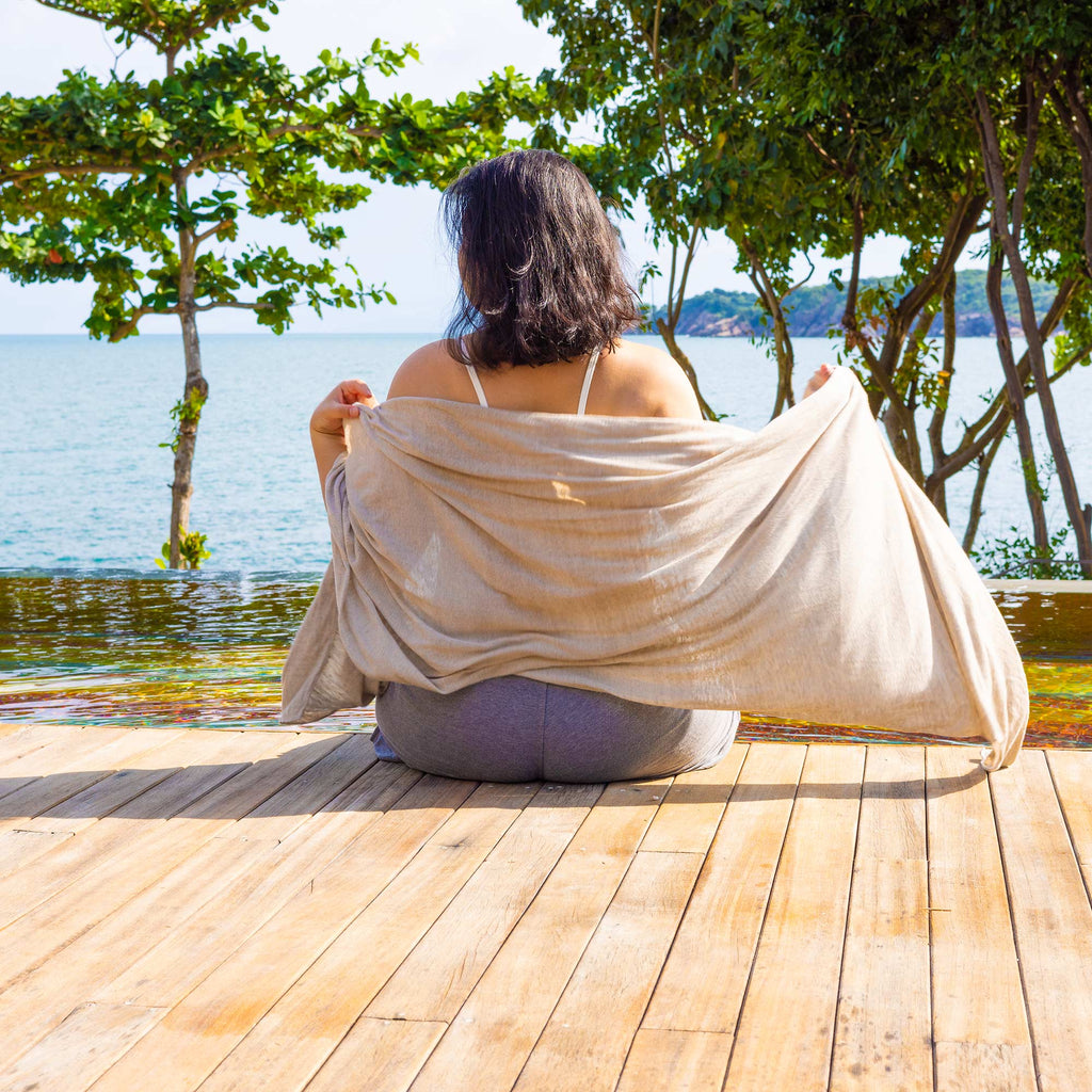 organic hemp scarf