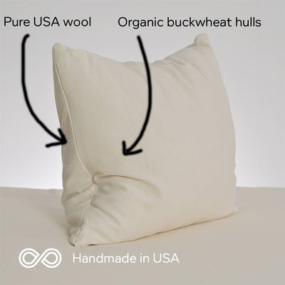 organic buckwool pillow