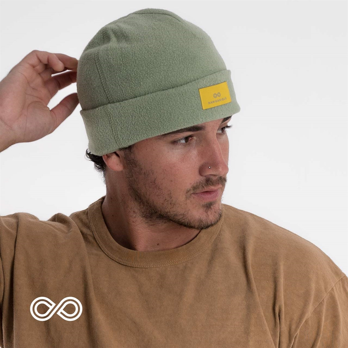 100% Organic Cotton Fleece Hat (Plastic-free; Breathable) – Rawganique
