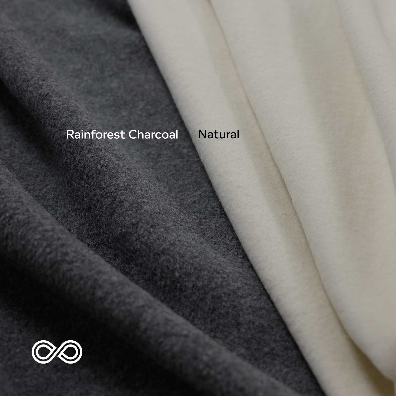 Organic Cotton Fleece Fabric brushed on both sides for softness