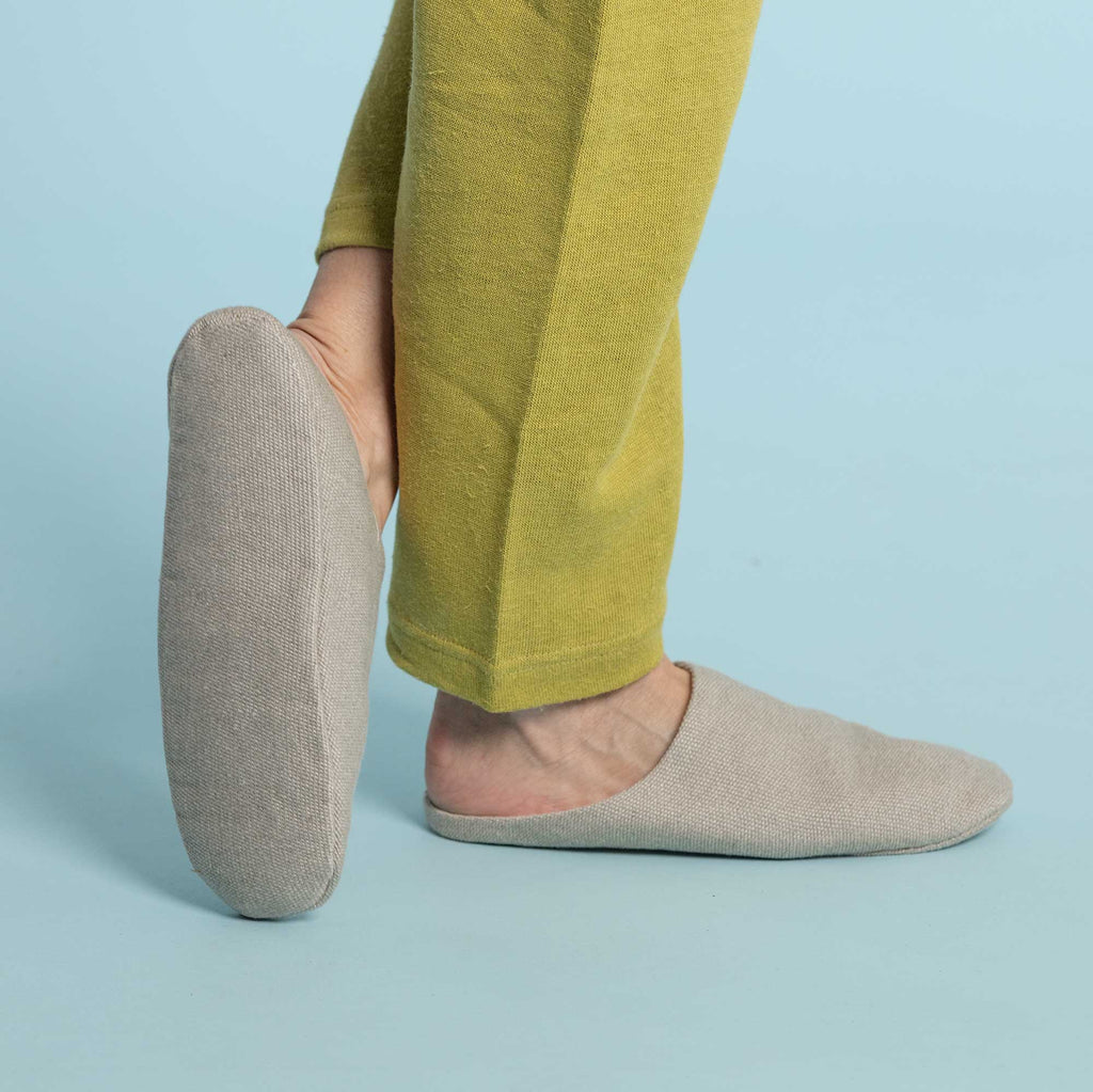 indoor hemp slippers