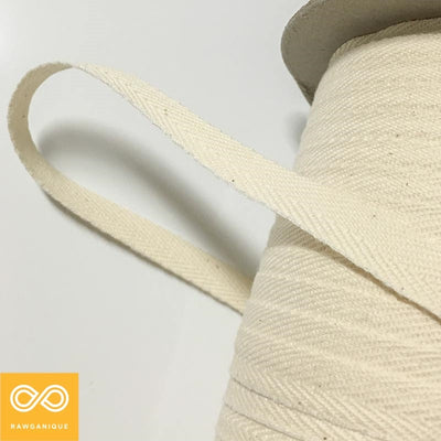 BTF Organic Cotton Edging Tape - Drawstrings (By The Foot) (100% Biodegradable)