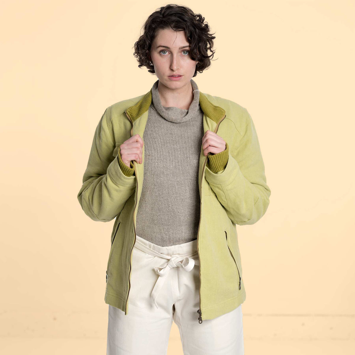 Organic Hemp Winter Jacket with Organic Cotton Fleece Lining (Unisex ...