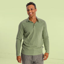 Load image into Gallery viewer, BRENTWOOD 100% Organic Cotton Long-Sleeve Polo Shirt