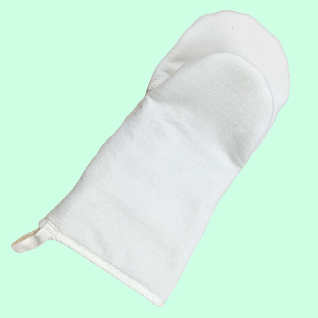 100% organic cotton oven mitt