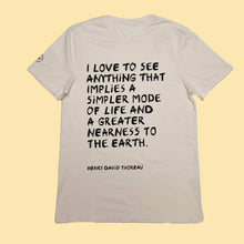 Load image into Gallery viewer, PUREVALLEY 100% Organic Prima Cotton T-Shirt (Unisex) - Thoreau