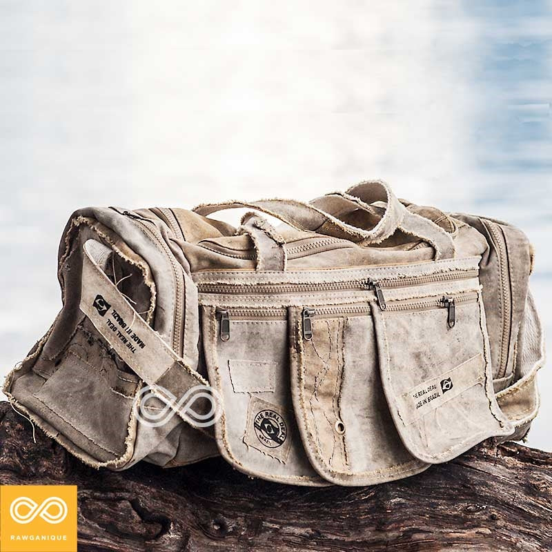 Reincarnation Recycled Tarp Duffel Bag