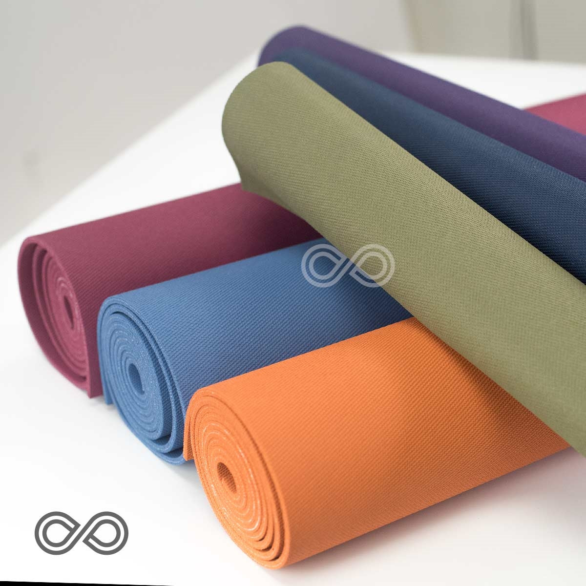 Illustration of Yoga Mats Made From Natural Latex
