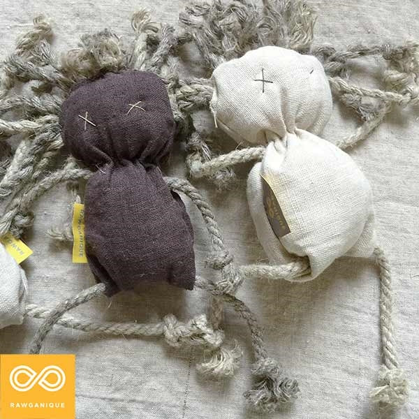 Gotts Handmade Hemp Toy Doll (Organic Cruelty-free Wool Filled)