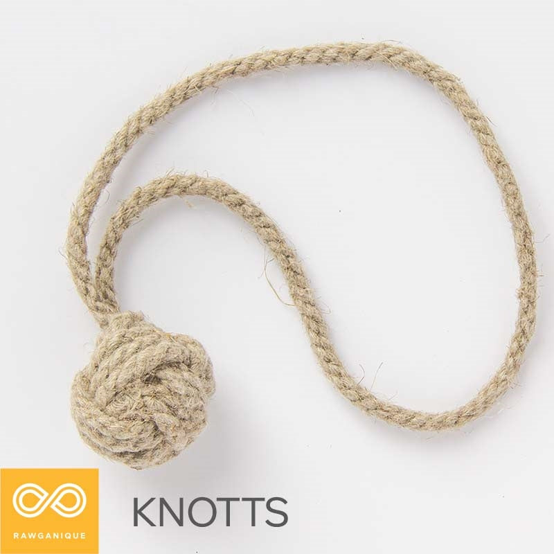 Knotts Hemp Dog or Cat Toy (Organic Cruelty-free Wool Filled)