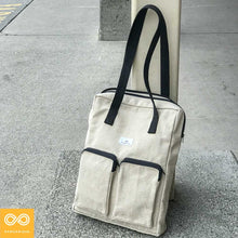 Load image into Gallery viewer, CHICAGO EXPRESS Organic Hemp Travel / Commuter Tote / Laptop Bag (Plastic-free)