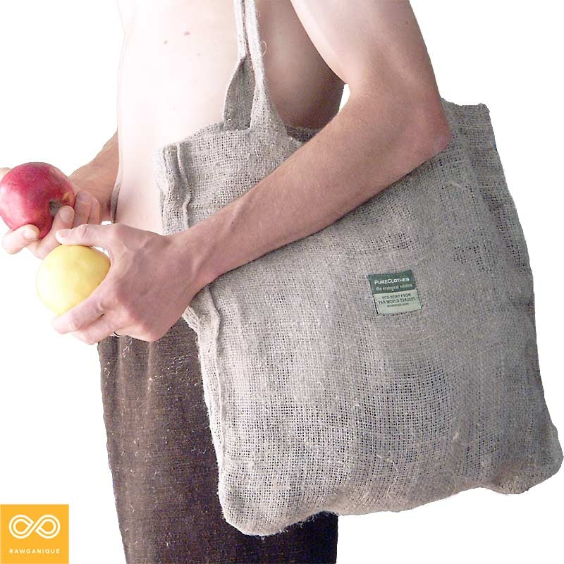 Hemp Go Green 100% Hemp Canvas Heavy Duty Reusable Shopping Bag