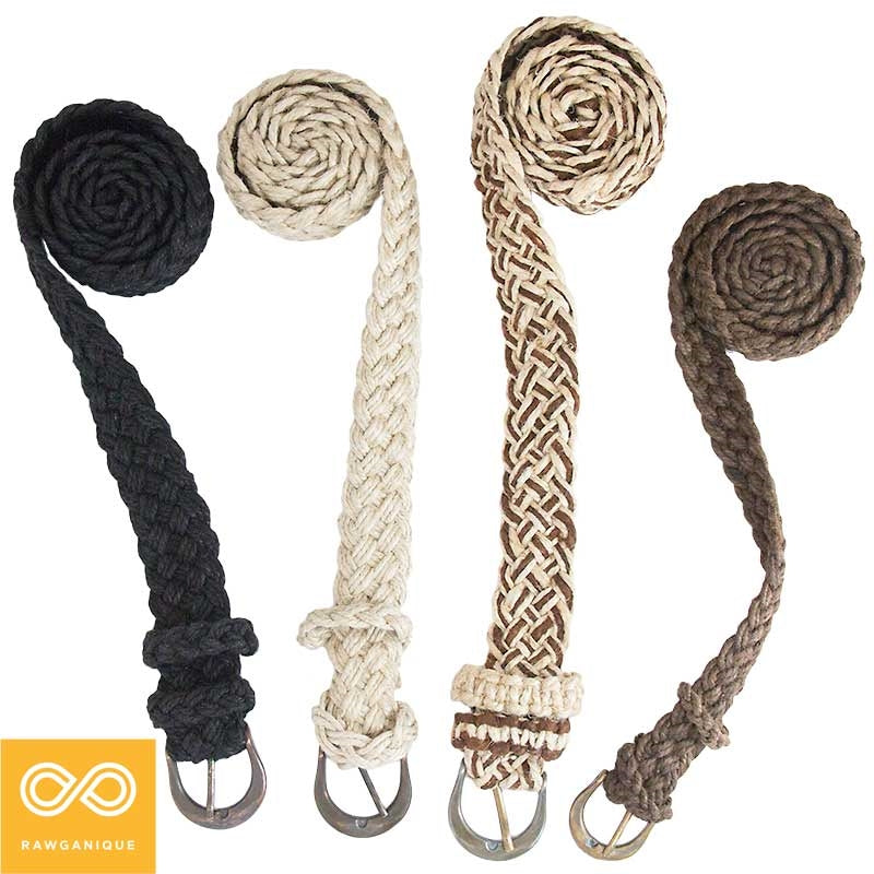 PICCADILLY Hand-Braided 100% Organic Hemp Celtic Belt