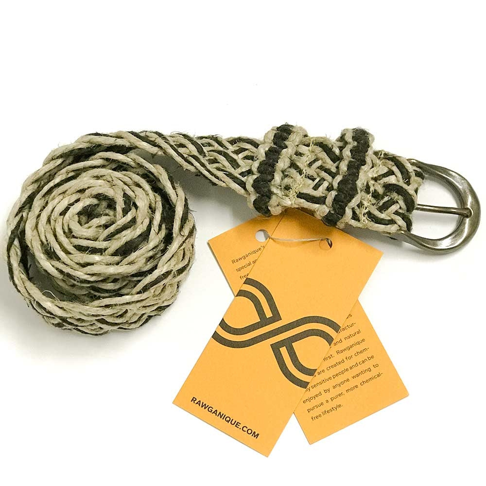 PICCADILLY Hand-Braided 100% Organic Hemp Celtic Belt