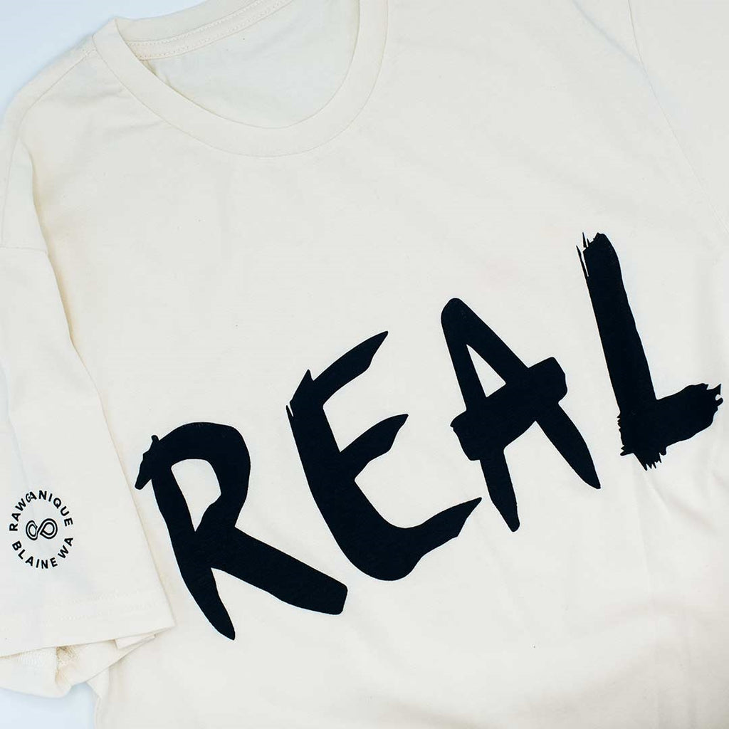 PUREVALLEY 100% Organic Prima Cotton T-Shirt (Unisex) - Real