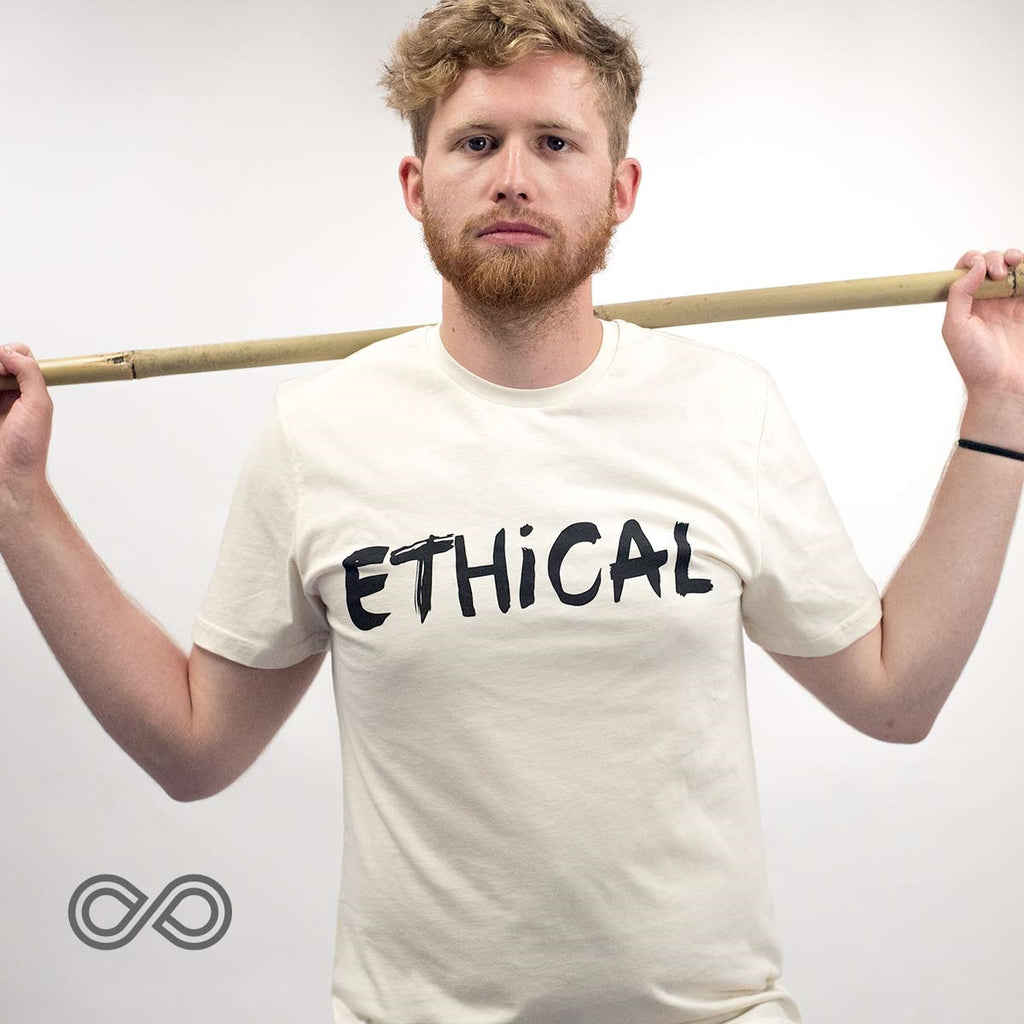 PUREVALLEY 100% Organic Prima Cotton T-Shirt - Eco-Printed: Ethical