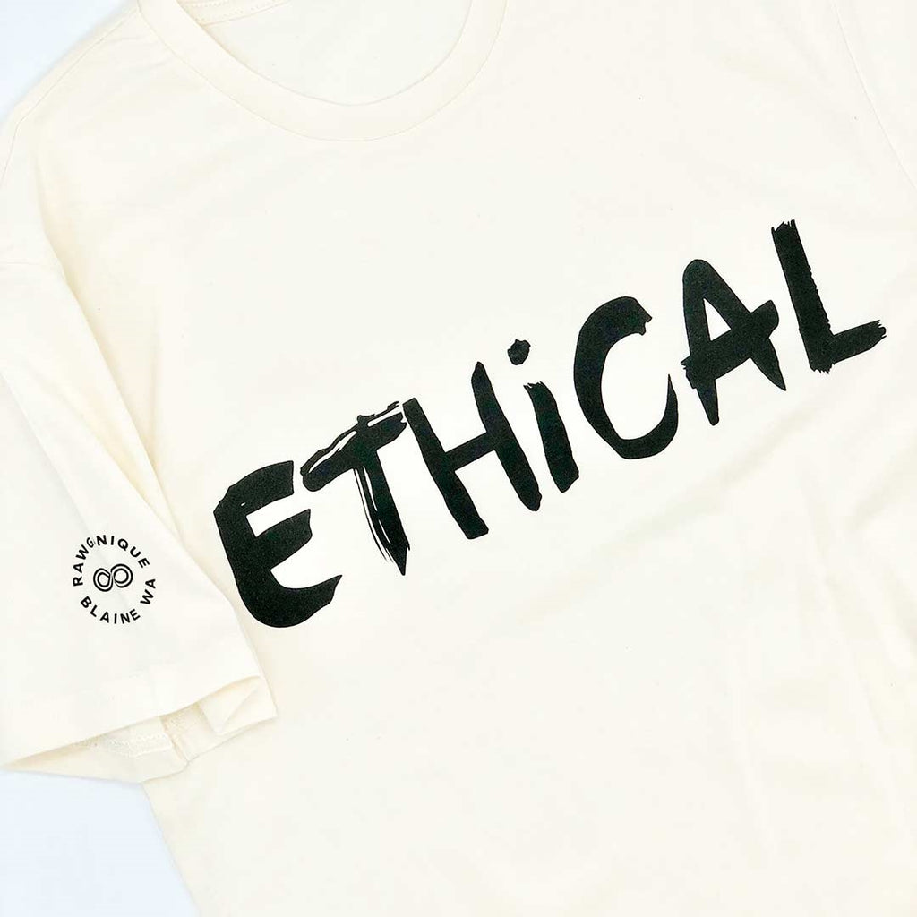 PUREVALLEY 100% Organic Prima Cotton T-Shirt - Eco-Printed: Ethical