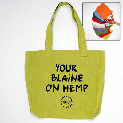 TURIN 100% Organic Hemp Bag (Your Blaine on Hemp) (99.9% Biodegradable)