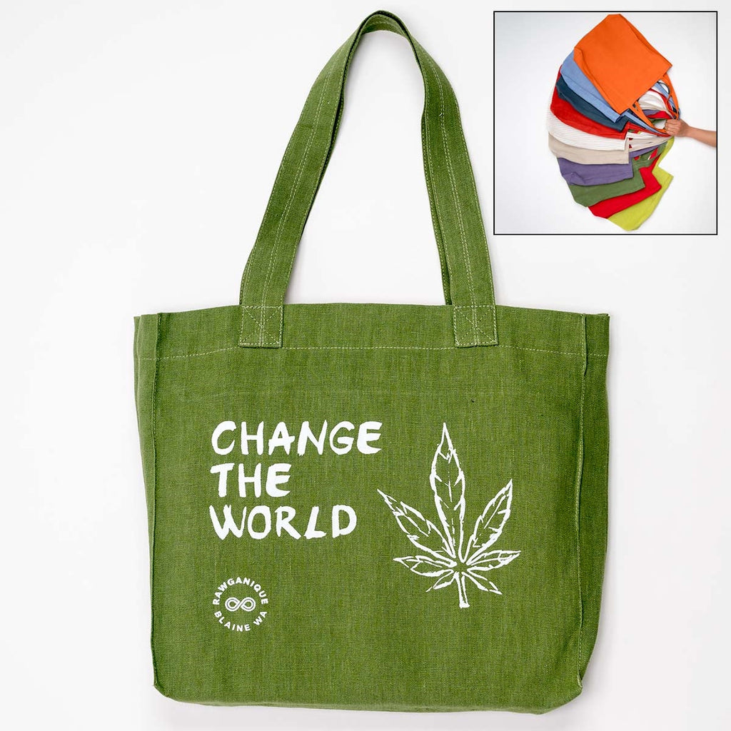 TURIN 100% Organic Hemp Bag (Change the World)