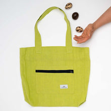 Load image into Gallery viewer, TURIN 100% Organic Hemp Bag (Change the World)