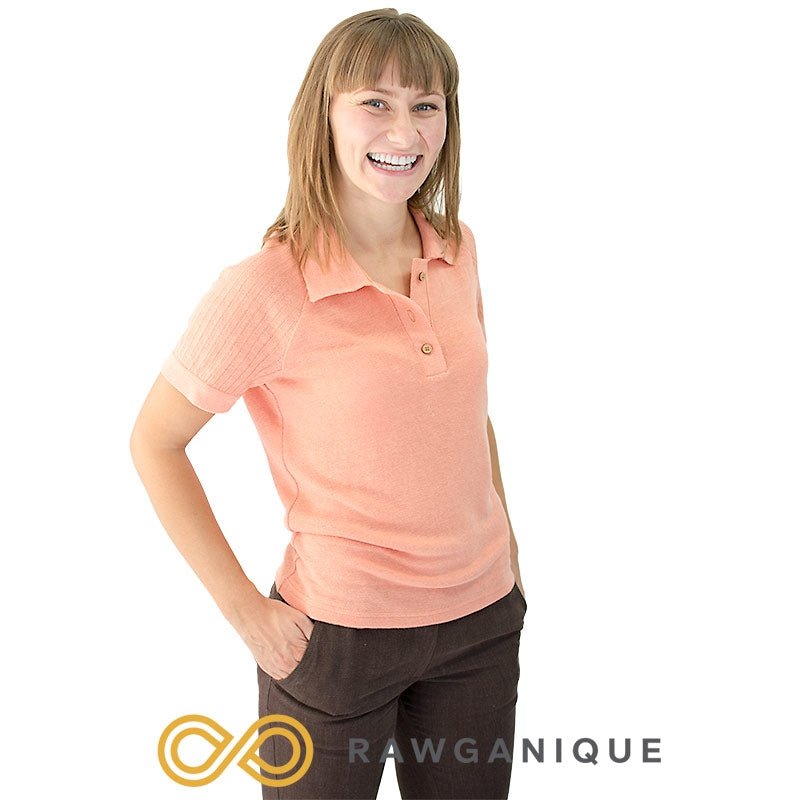 women's 100% hemp golf shirt