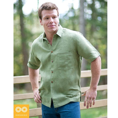 Montmartre Slim-Fit Short-Sleeve Hemp Shirt (Closeout)