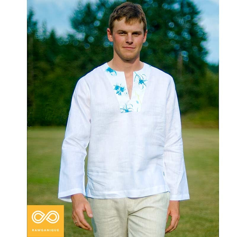 linen meditation shirt