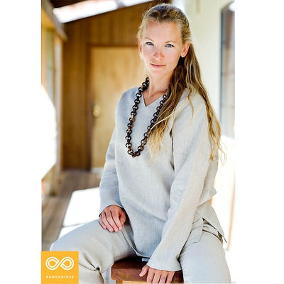 MINDFUL 100% Organic Hemp Meditation Shirt (Closeout - Final Sale) (99.4%-100% Biodegradable)