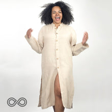 Load image into Gallery viewer, TOULOUSE Organic French Linen Tunic (Long-sleeved) (Unisex)