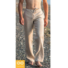 Load image into Gallery viewer, KOH SAMUI 100% Organic Hemp Meditation Pants II (Flat-Front) (Closeout - Final Sale)