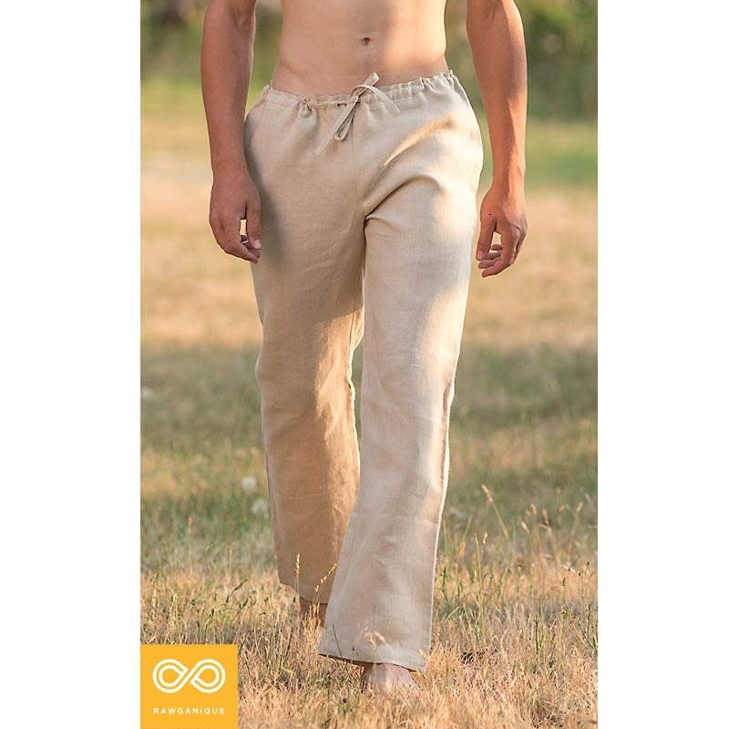 organic linen lounge pants