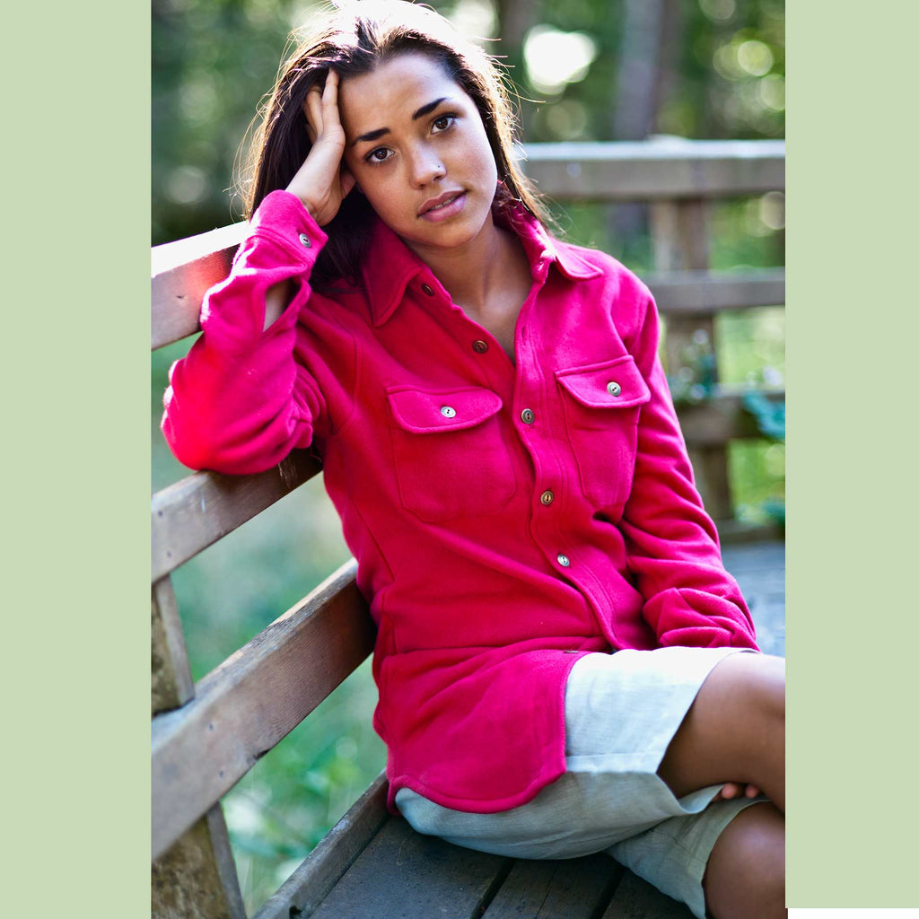 organic cotton fleece jacket