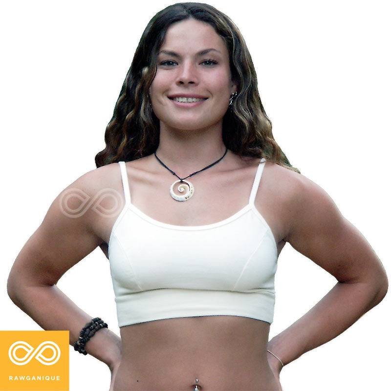 organic cotton yoga bra top