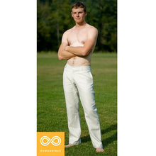 Load image into Gallery viewer, BURLINGHAM Low Rise Flat Front Organic Linen Chinos (99.9% Biodegradable)