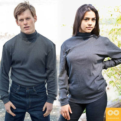 100% organic cotton turtleneck