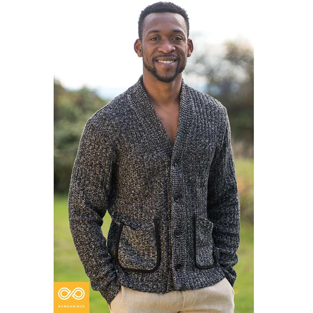 organic hemp cardigan sweater