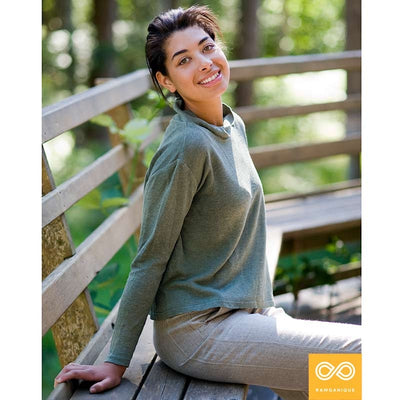 organic hemp long sleeve pullover