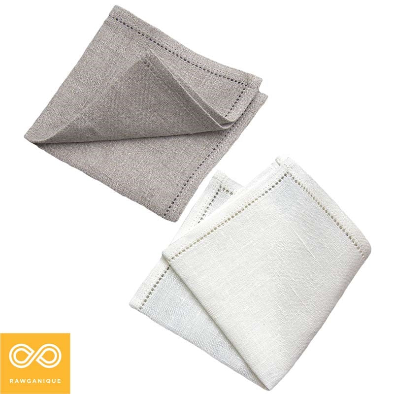 organic linen handkerchief