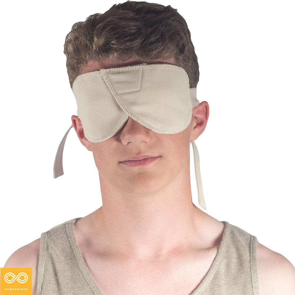 100% organic cotton sleep mask