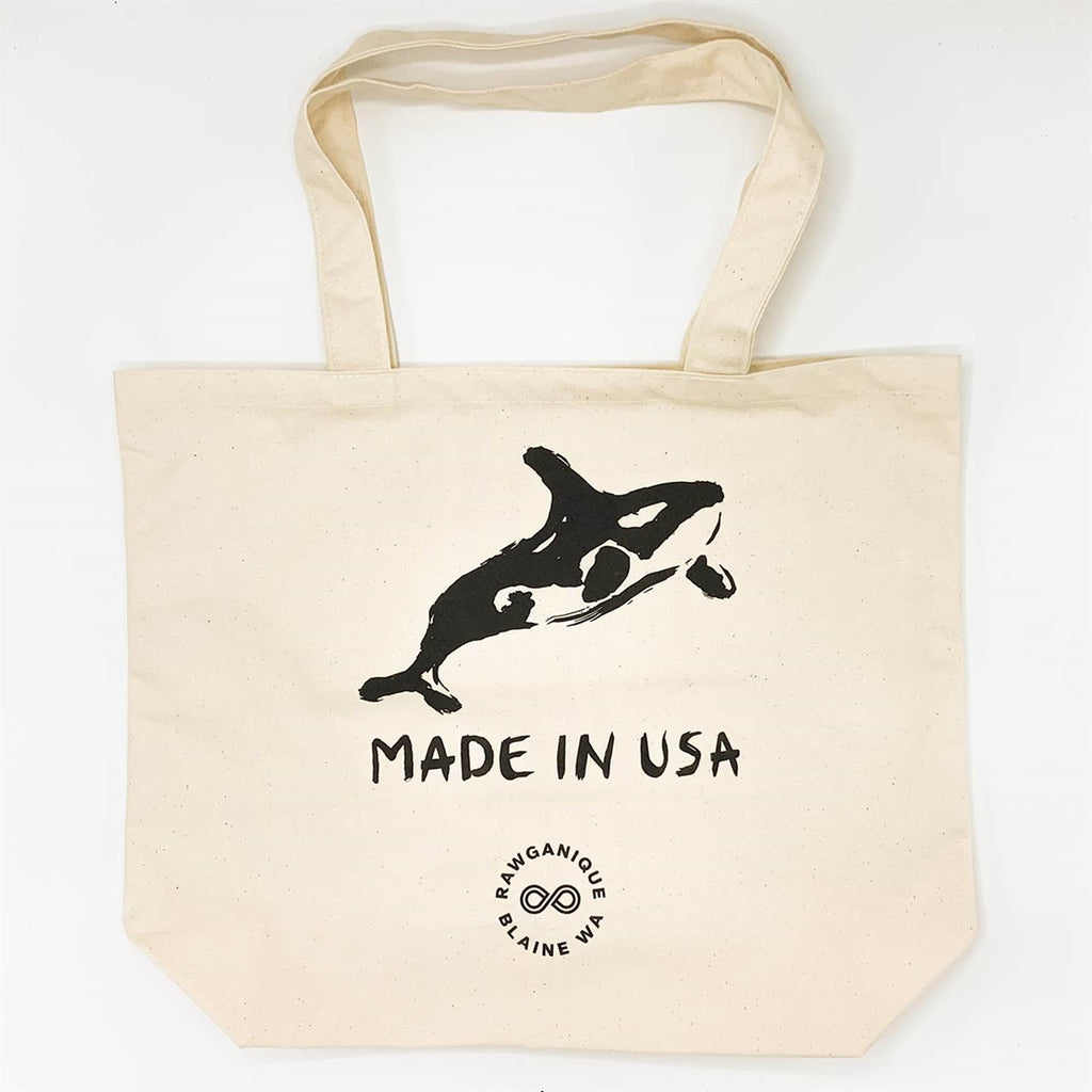 organic cotton bag made in usa